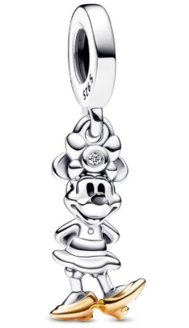 Ms.Mouse Golden Shoes Pendant Charm