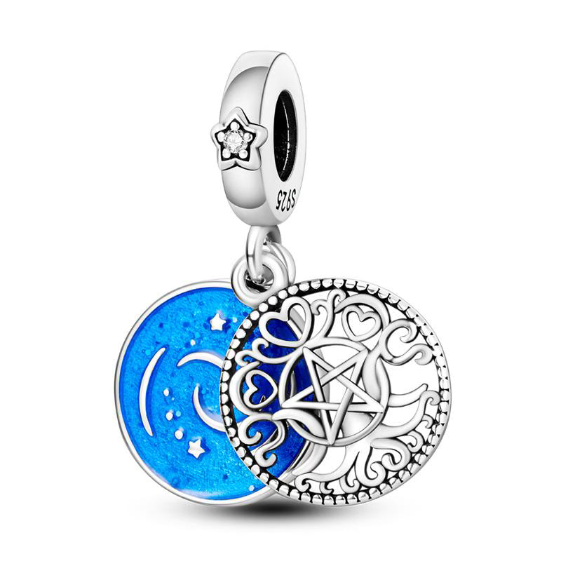 Blue & Intricate Pendant Charm