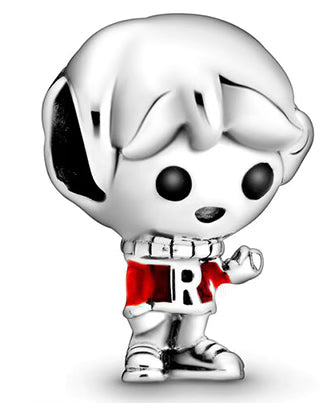 R Red Shirt Boy Charm