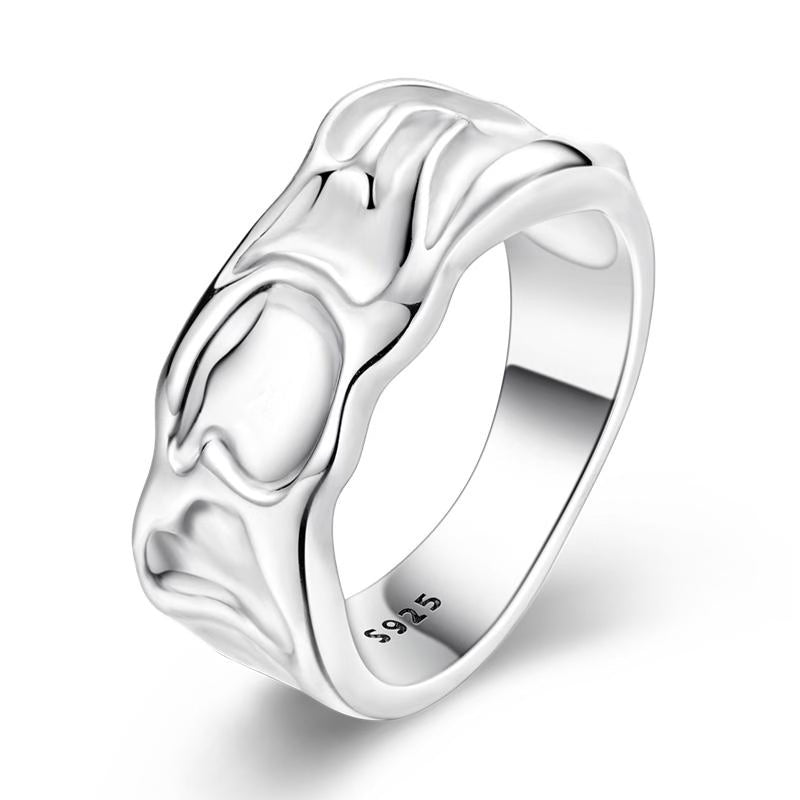 Indented Band Ring