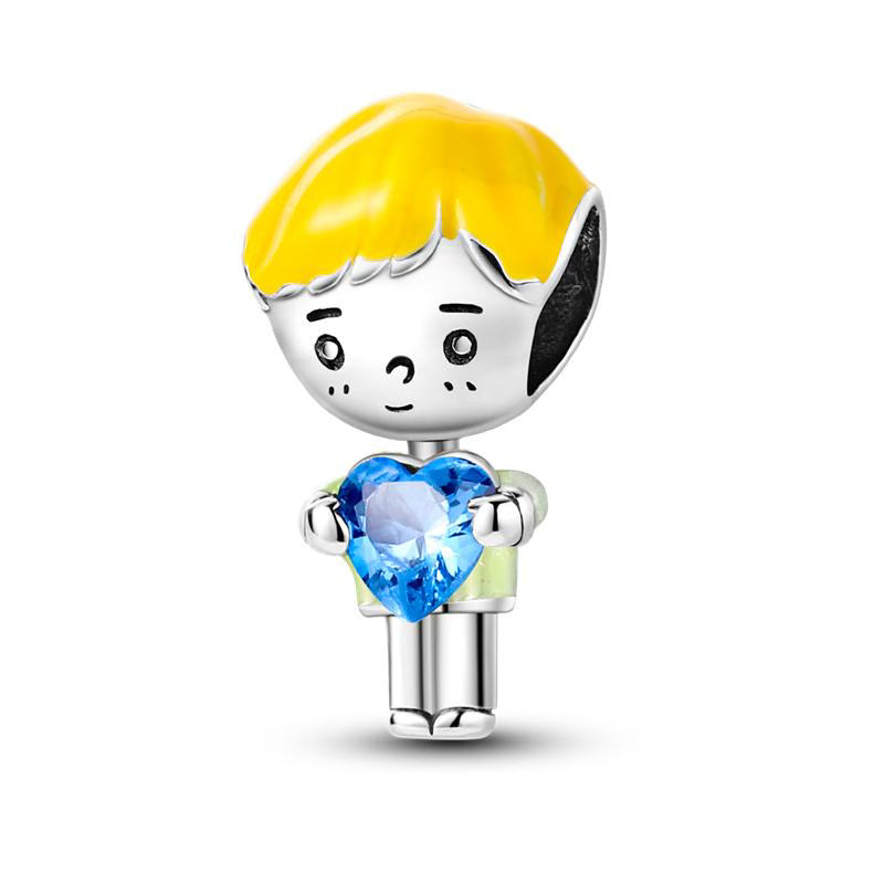 Boy & Blue Diamante Charm