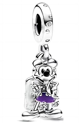 Purple Mr.Mouse Pendant Charm