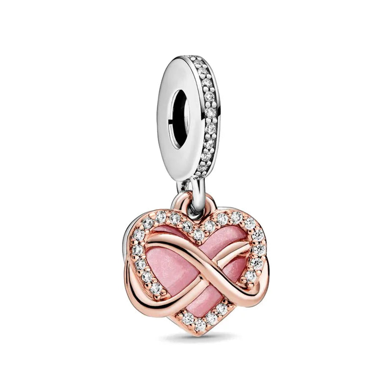 925 Heart Charm B460
