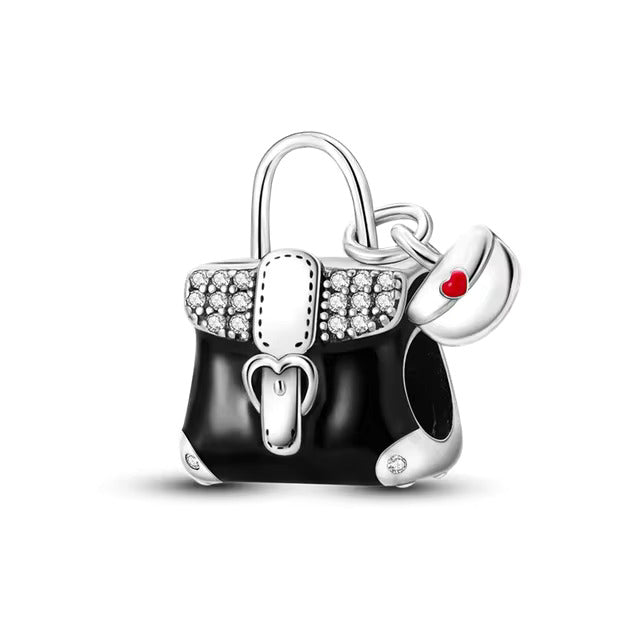 925 Handbag & Lipstick Charm - Special Something