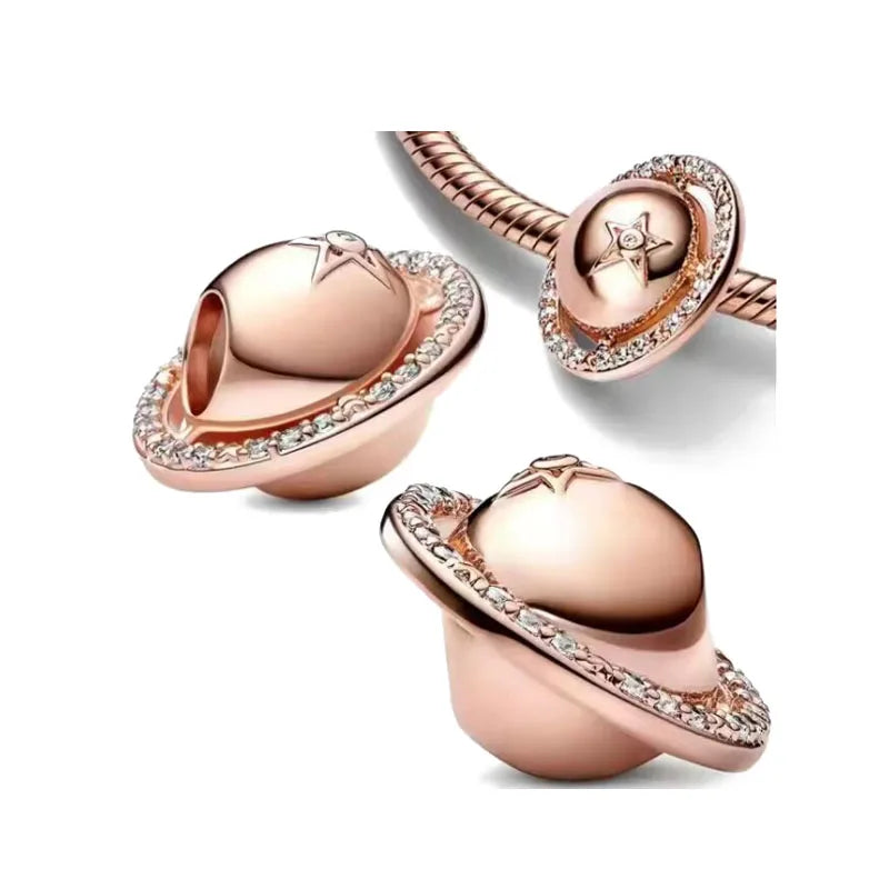 Rose Gold Plated Orb Charm B4080