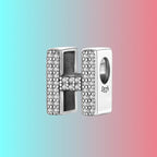 925 Silver Letter Charm D044-H