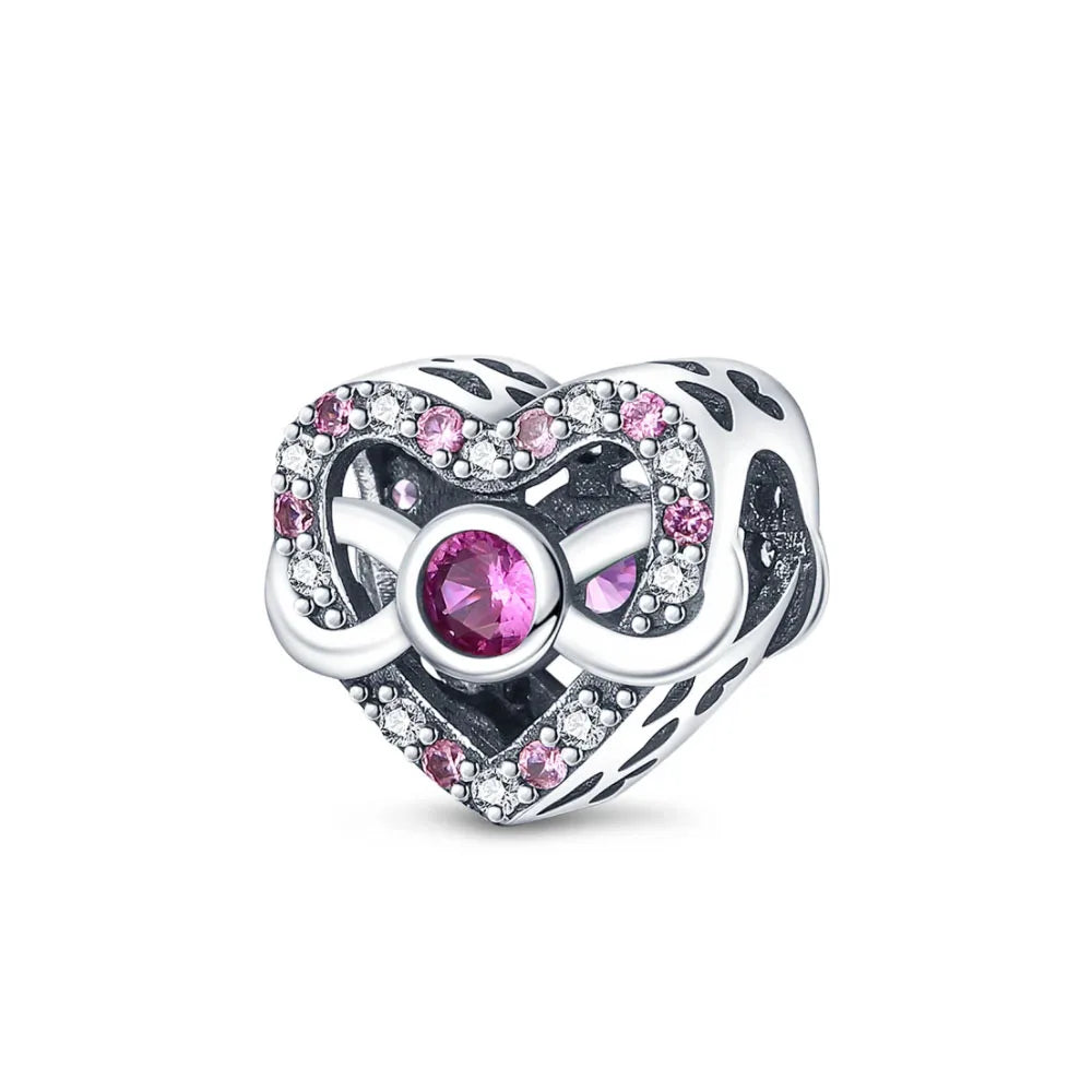 925 Heart Charm B5170