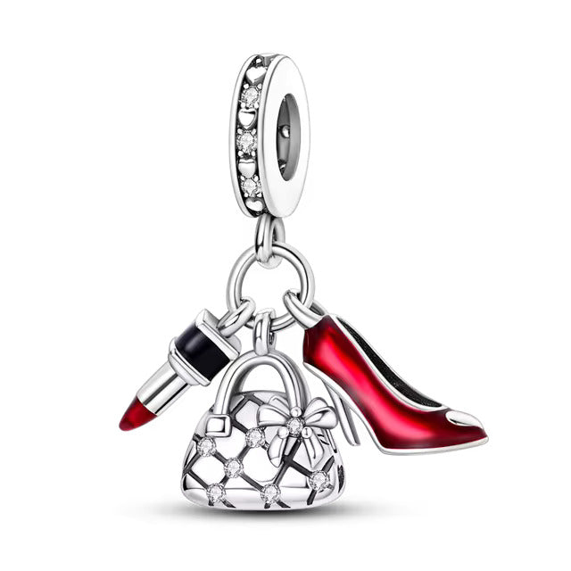 925 High Heel Lipstick Charm - Special Something