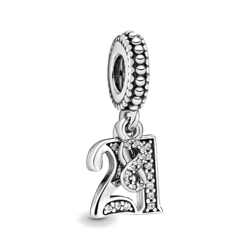 21st Birthday Charm B093