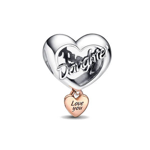 925 Daughter Charm B3572