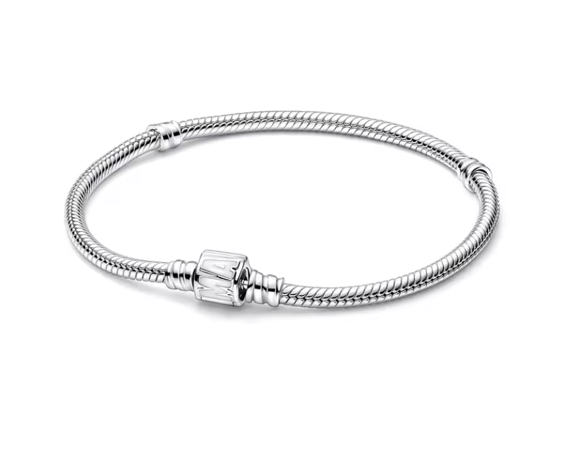 Word Barrel Charm Bracelet