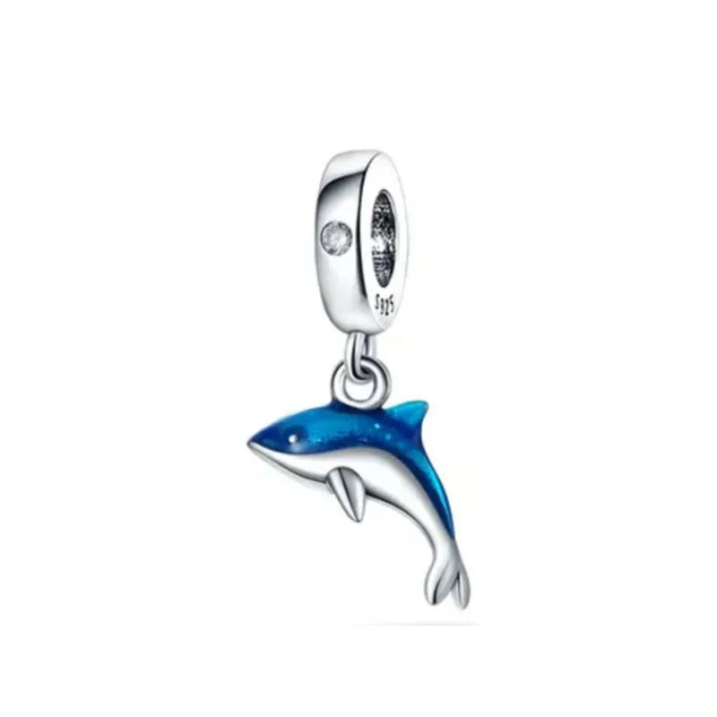 925 Big Dolphin Charm