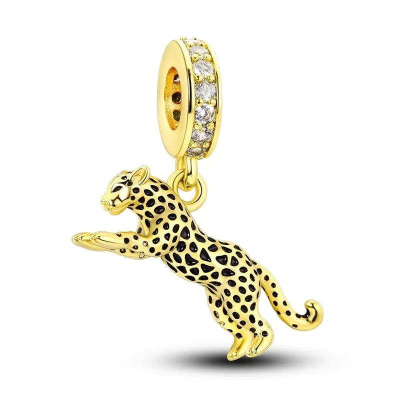 925 Jaguar Charm B4023