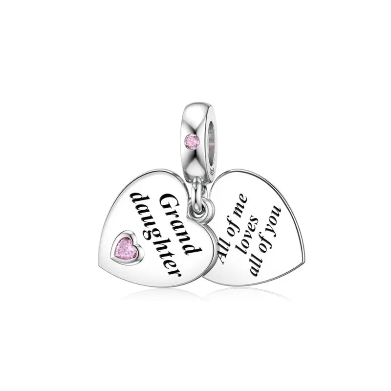 925 Granddaughter Charm B4602