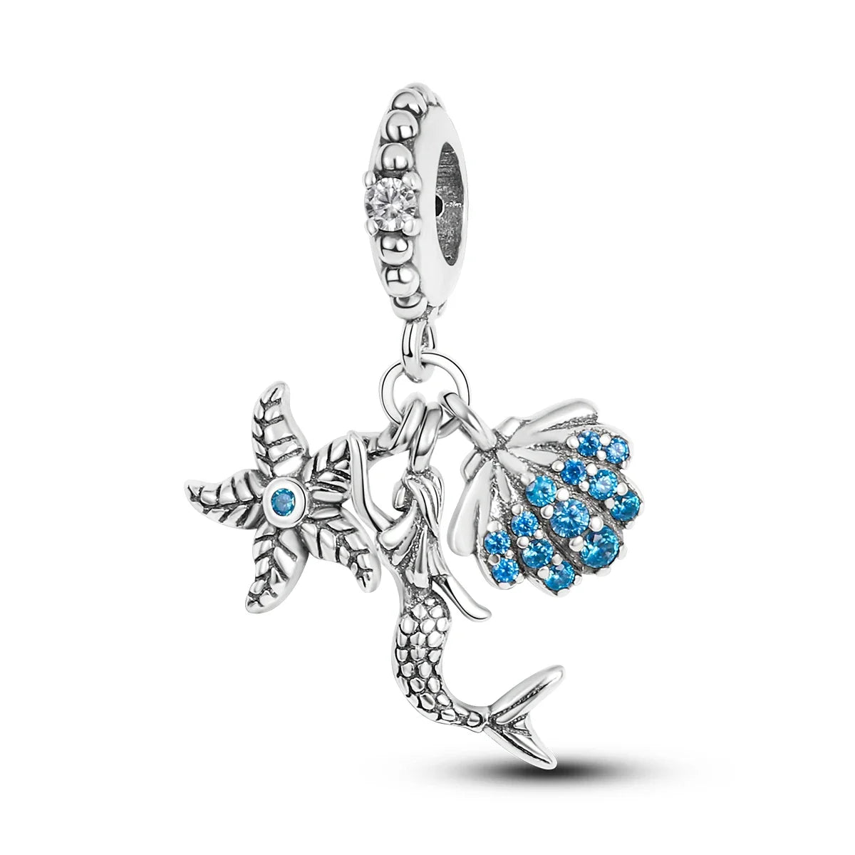 925 Mermaid Charm KTC076