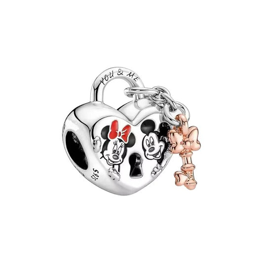 925 Mouse With Heart-Shaped Lock Charm - Special Something