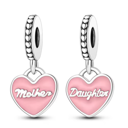 925 Mother-Daughter Two-Piece Charm - Special Something