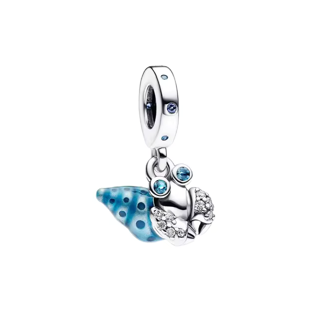 925 Shell Creature Charm