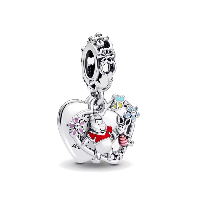 925 Bear Heart Charm - Special Something