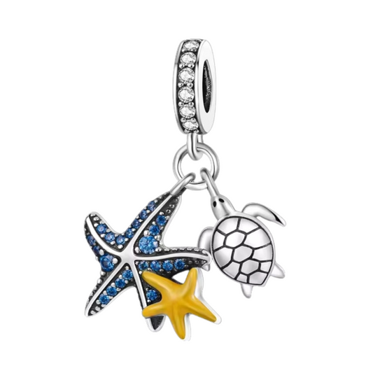 925 Starfish Charm