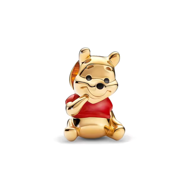 925 Golden Bear Charm