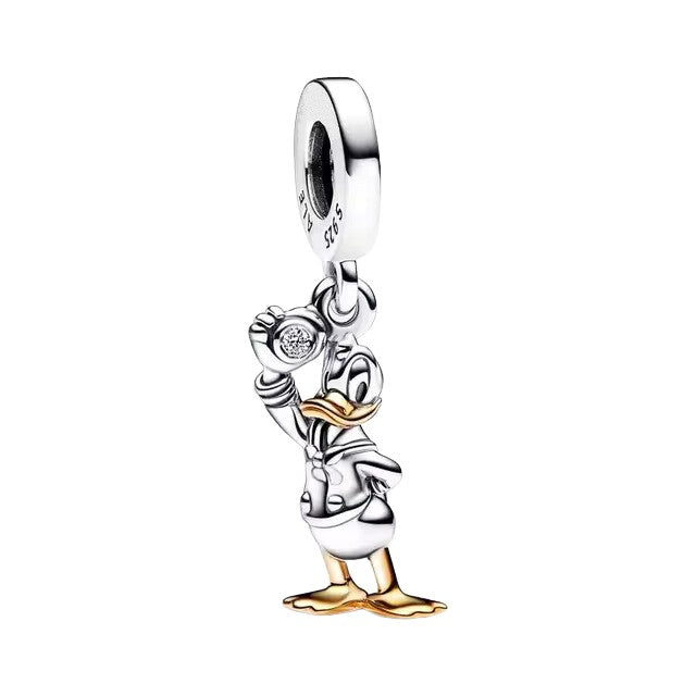 925 Golden Ducky Charm