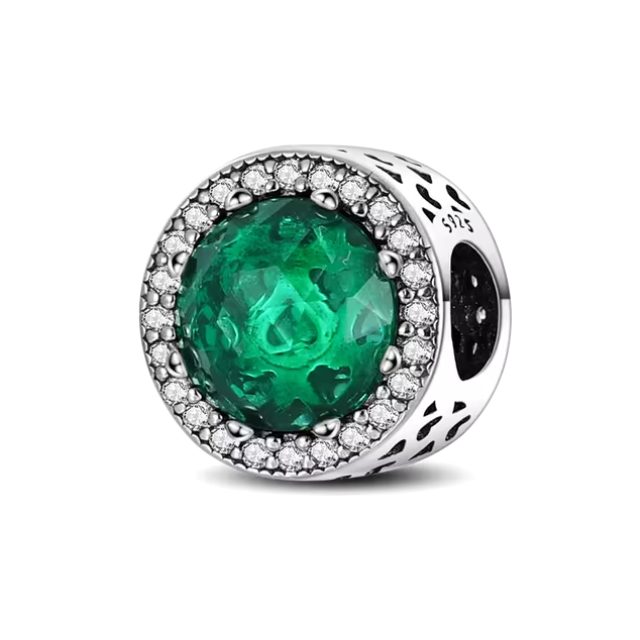 925 Green Gem Charm - Special Something