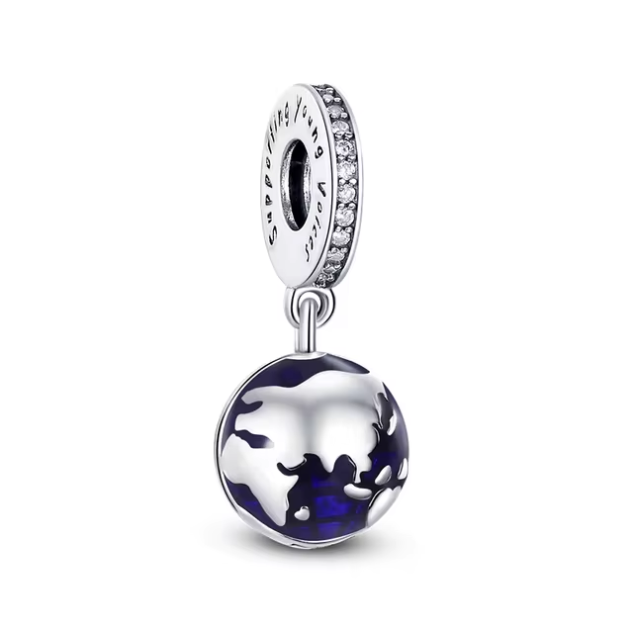 925 Globe Charm - Special Something