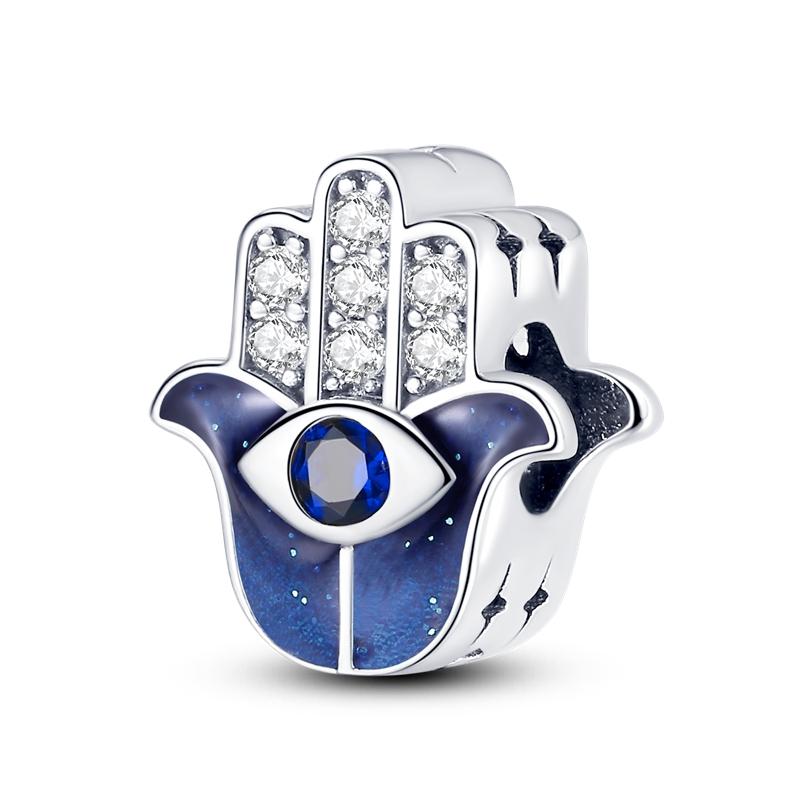 Blue Hamsa Protective Charm