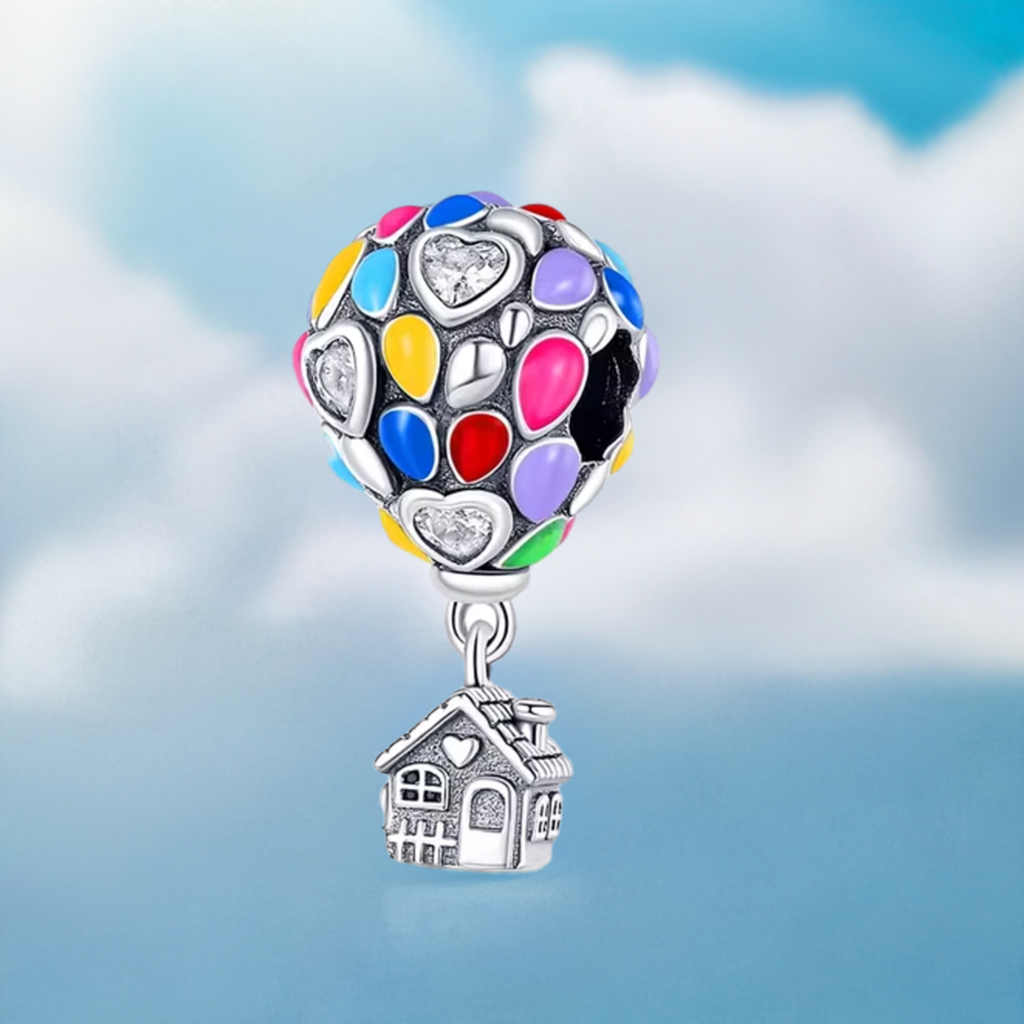 925 Balloon House Charm