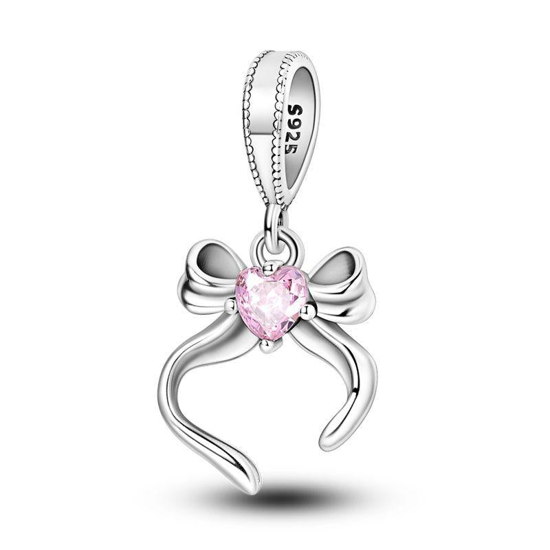 Pink Bow Charm