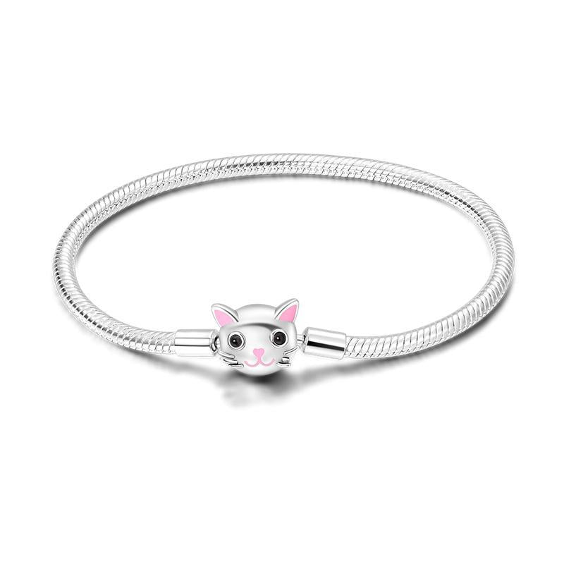 925 Cat Charm Bracelet