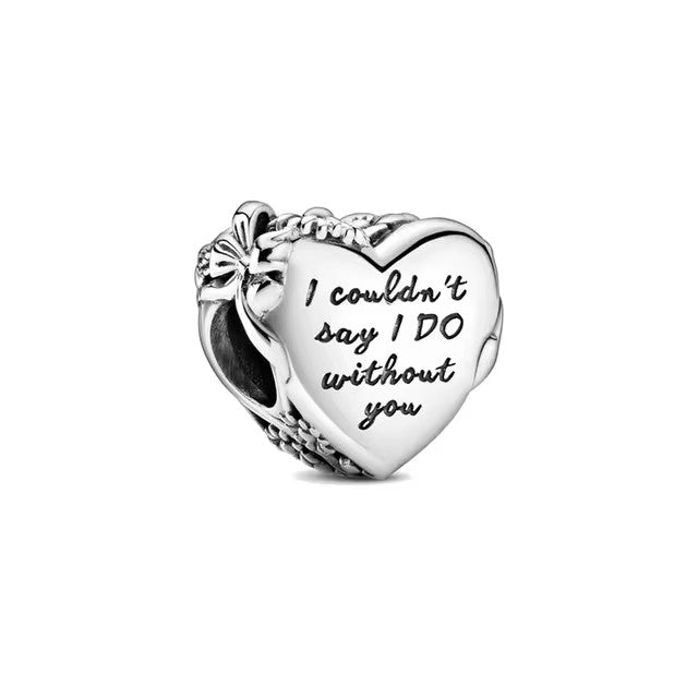 925 "I Couldn't Say I Do Without You" Charm