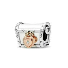 Rose Gold Plated Treasure Chest Charm